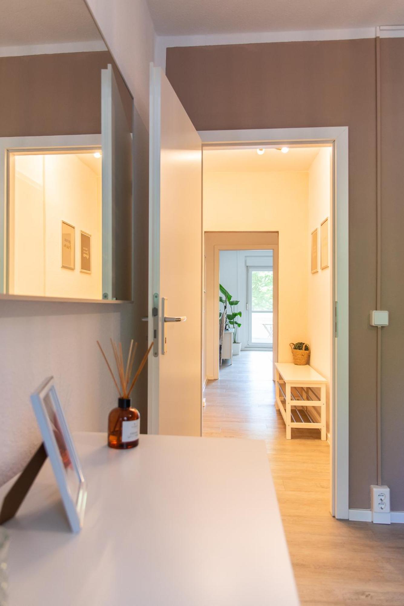 Smart & Cozy Apartment - Balkon, Netflix, Nespresso 开姆尼茨 外观 照片